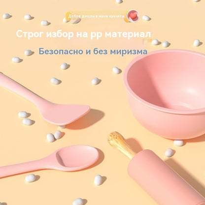 🔥 50% ОТСТЪПКА! 🎁 Комплект за готвене за мини кухня за истински деца 🍳✨