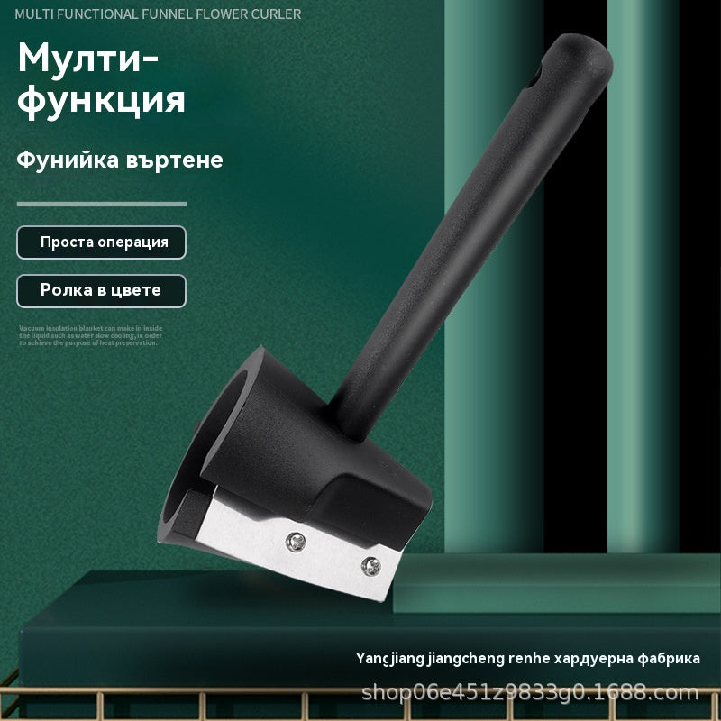 🔥【Купете 1, вземете 1 безплатно】🥕304 Неръждаема стомана Креативен кухненски нож за обелване и нарязване на зеленчуци и плодове