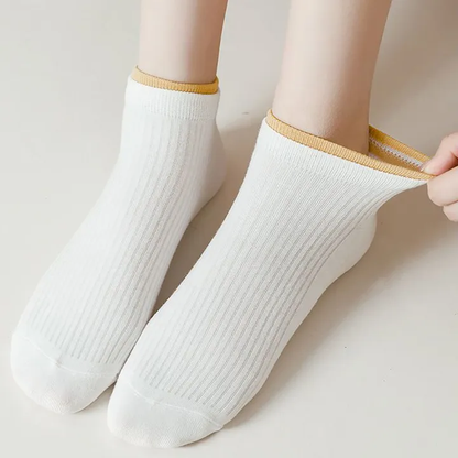 🔥【Купете 5, вземете 5 безплатно】🧦✨2026 Нови леки, устойчиви на миризма, дишащи, антибактериални къси чорапи 7A