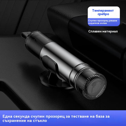 💪Мини чучур за прозорци от алуминиева сплав, комплект за бягство 2 в 1, предпазен колан