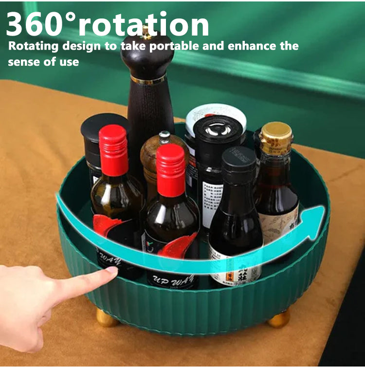 🔥360° въртяща се многофункционална кухненска стойка за съхранение