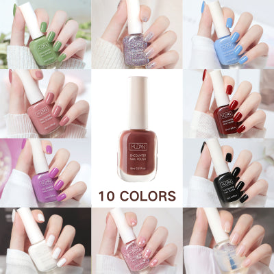 30% ОТСТЪПКА🔥✨【Compra 6, llévate 4 gratis】💅🌈Сменяем, бързосъхнещ лак за нокти, който не се затопля във фурна