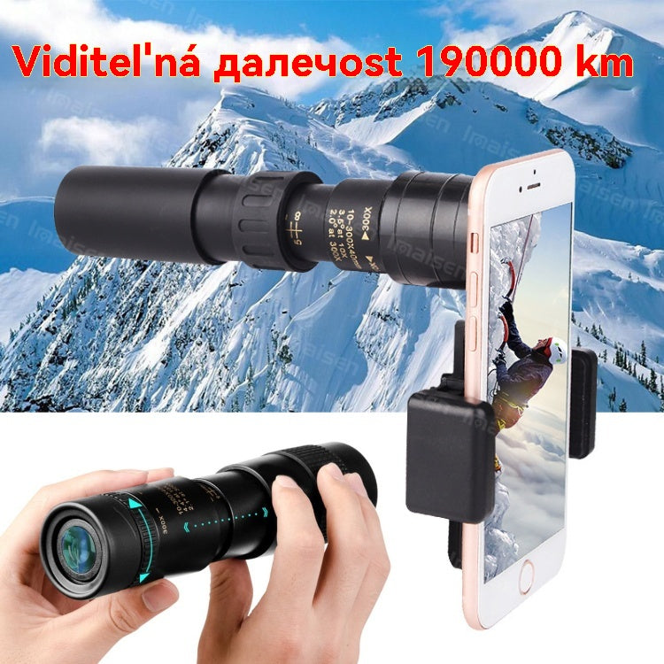 🔥🔥【Комплект от 6 части】🔥 Монокулярен телескоп с 10-300x увеличение