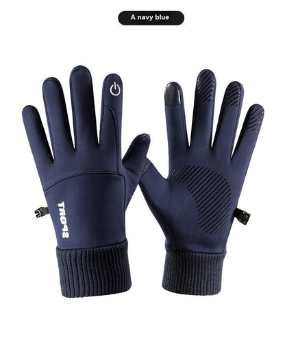 🔥🧤Зимни ръкавици с ветроустойчива, водоустойчива и с полар, с тъчскрийн подплата