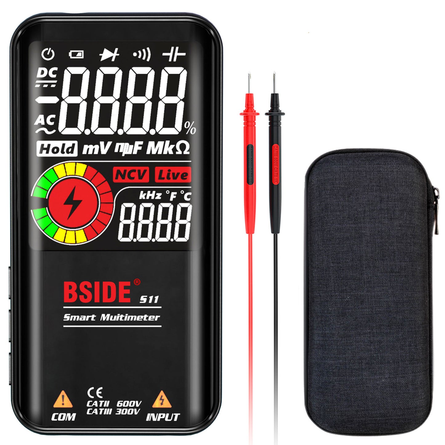 🔥【45% ОТСТЪПКА】Интелигентен цифров мултицет, високопрецизен автоматичен универсален мултицет с защита от изгаряне