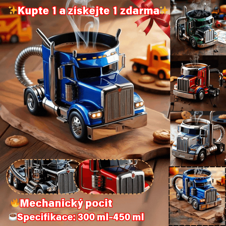 🚛🚛【Оферта за ограничено време】Ръчно изработена чаша за кафе за камиони