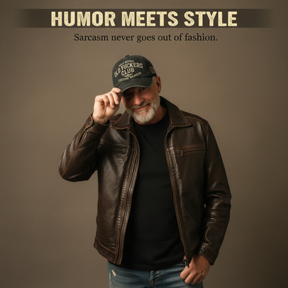 🔥 Клуб на старите е*аци - Винтидж памучна бейзболна шапка