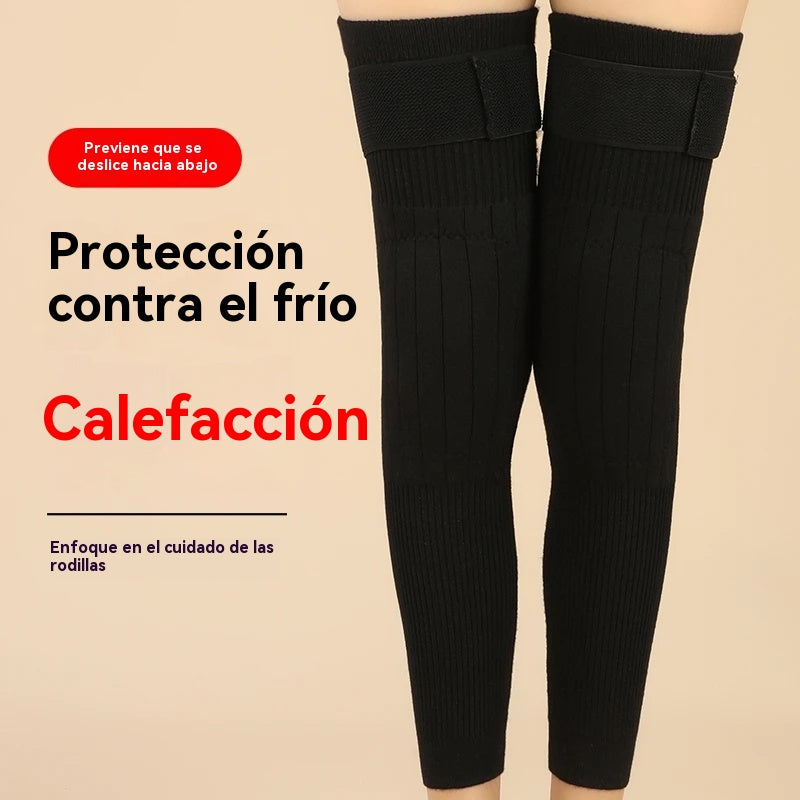 🦵🔥 Дълги зимни термо наколенки – облекчение от студ и болки в ставите, топли и неплъзгащи се