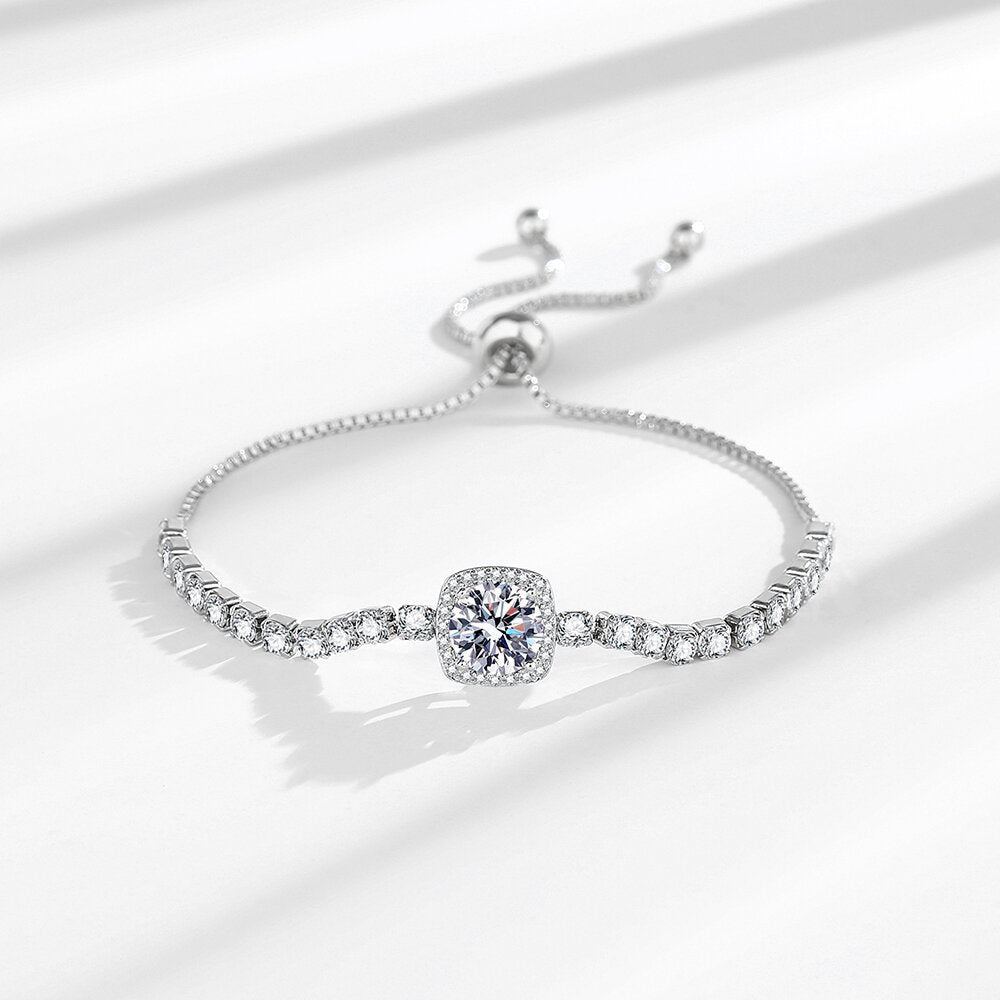 💎Гривна от моасанит, уникален и универсален стил за жени.