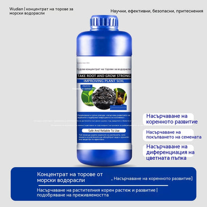 ☀️Тор от водорасли, тор за цветя, органичен тор, киселина от водорасли, универсален тор за боровинки и сукуленти.