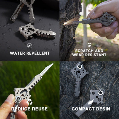 Мултифункционален инструмент, преносим ключодържател, отварачка за бутилки, гаечен ключ, лост