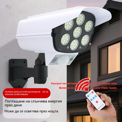 ☀️🚨💡ГОРЕЩИ ОФЕРТИ 2026💥Соларна лампа тип камера със сензор за движение