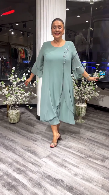 【S-5XL】 ❤️🔥2025 Нови висококачествени шифонени рокли