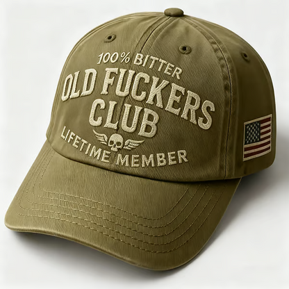 🔥 Клуб на старите е*аци - Винтидж памучна бейзболна шапка