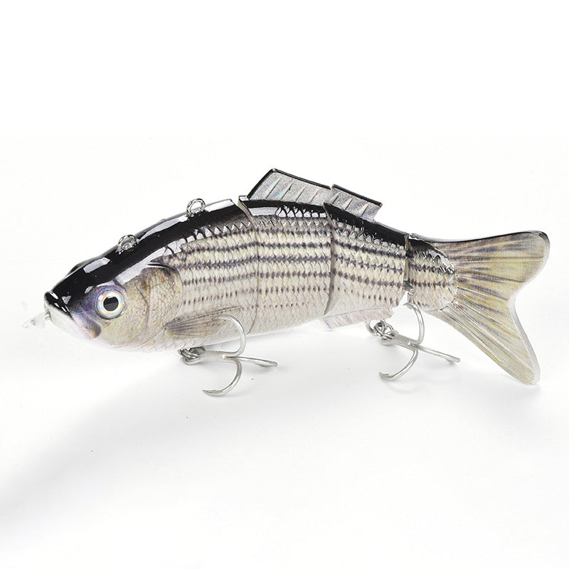 🔥【13,5 см батерийна стръв🐟 + USB кабел за зареждане + шамандура + витло*2】🎣2026 Нова симулирана електрическа риболовна стръв🐟