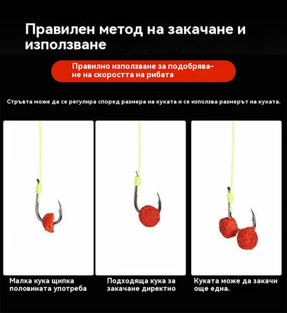 🎣🎣Нова стръв за 2026 г. 🐟 1 бутилка 50 г – Повече на същата цена Гранулирана стръв — Голяма риба, хваната за секунди