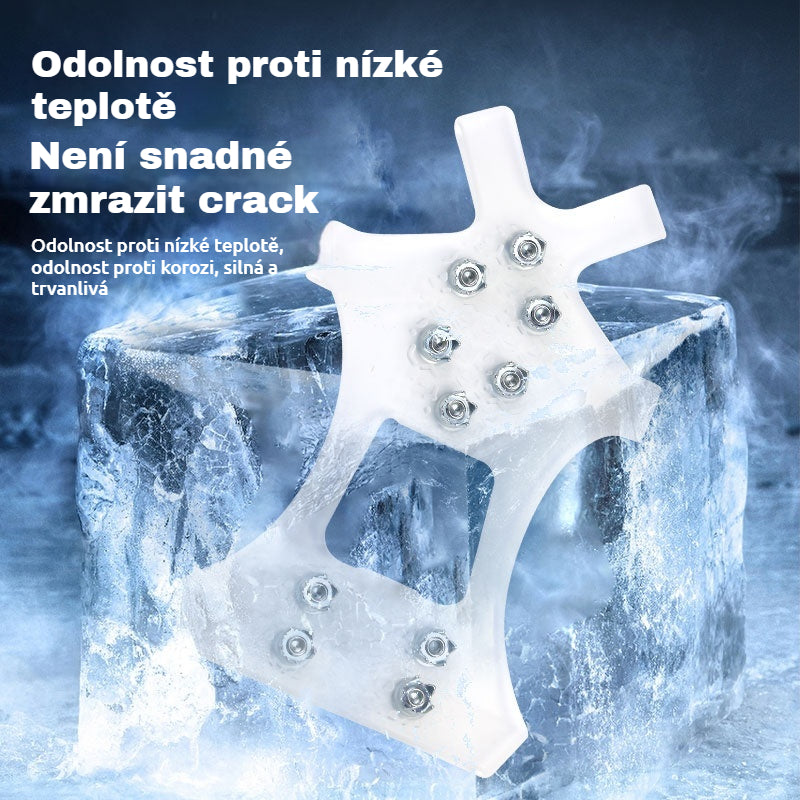 👴🚶🏔️Купете 1, вземете 1 безплатно🔥Невидими 5-зъбни противоплъзгащи калъфи за котки, прозрачни котки за сняг, алпинизъм, скално катерене, зимна ледена повърхност, от съществено значение за възрастни хора.