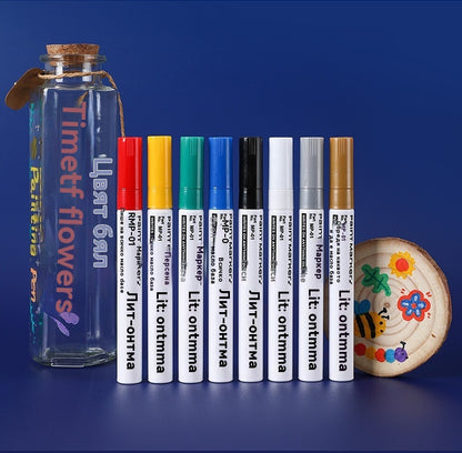 🔥Водоустойчив маркер за боя за автомобилни гуми/маркер за метална боя