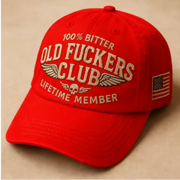 🔥 Клуб на старите е*аци - Винтидж памучна бейзболна шапка