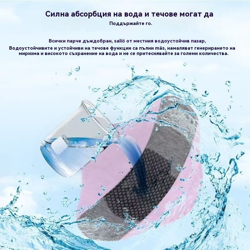 🔥🌈Перещ се, антибактериален графенов памучен тампон, който предотвратява странични протичания