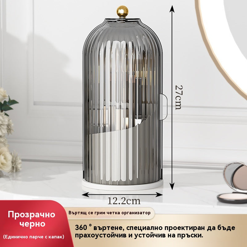 50% отстъпка! 🏡 Държач за четка за зъби с плъзгащ се капак – хигиеничен дизайн, без капки и пестящ място 🚿