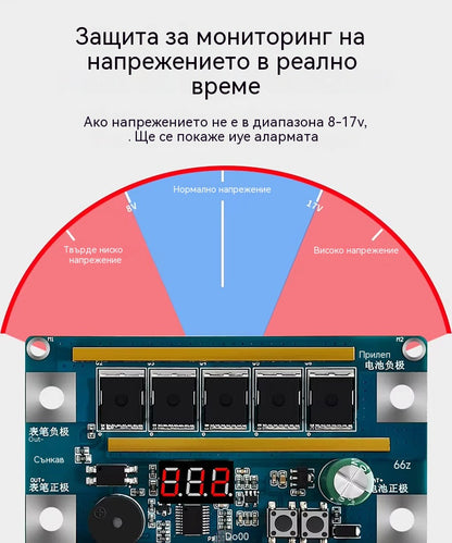 🔥🔋 Преносим контролен панел за точково заваряване Z99 | Вградена заваръчна писалка