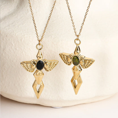 💎✨Колие с ангелски меч，Нишови и уникални висулки за двойки