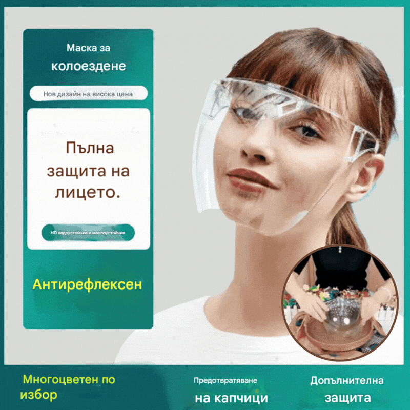 Защитен щит за лице с висока разделителна способност
