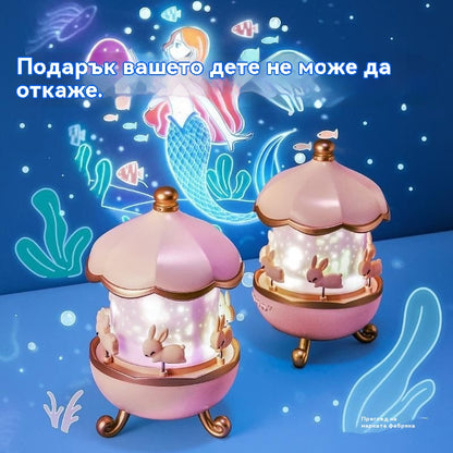 🌃Въртящ се звезден проектор---🎂Подарък, на който децата не могат да устоят