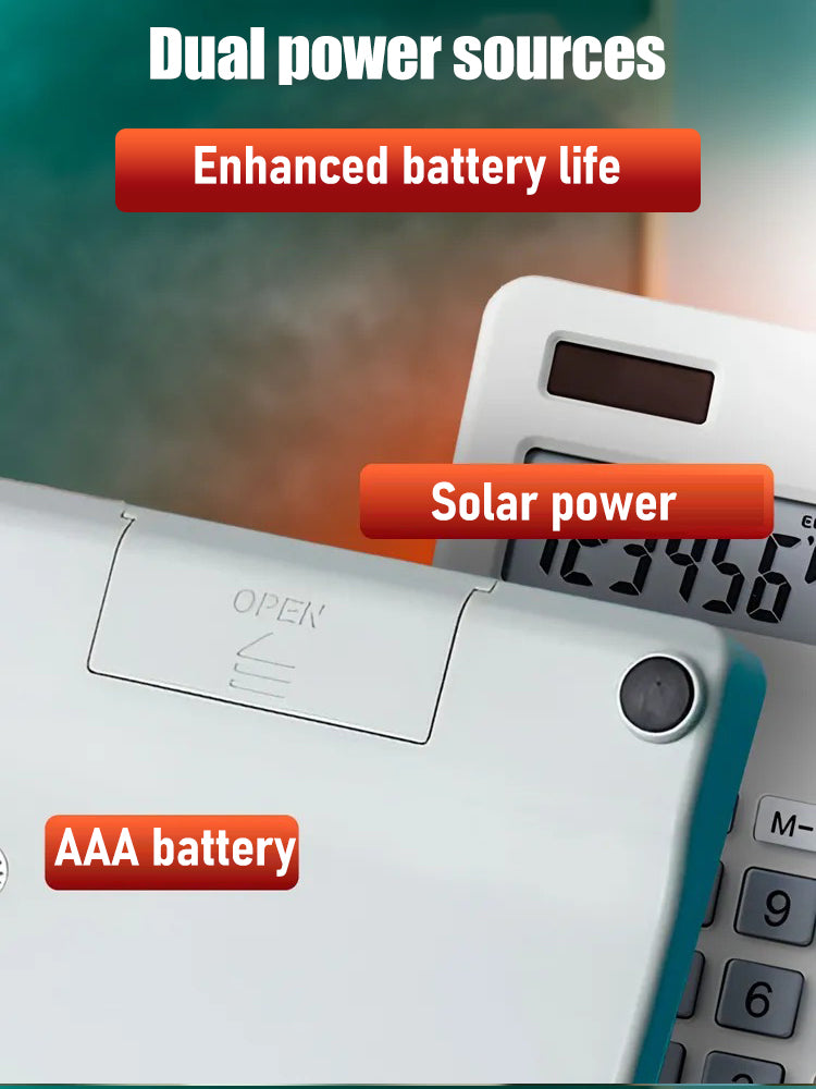 ✨ ✨Настолен калкулатор с подложка за писане, многофункционална подложка за офис употреба в счетоводството и финансите, смарт компютър