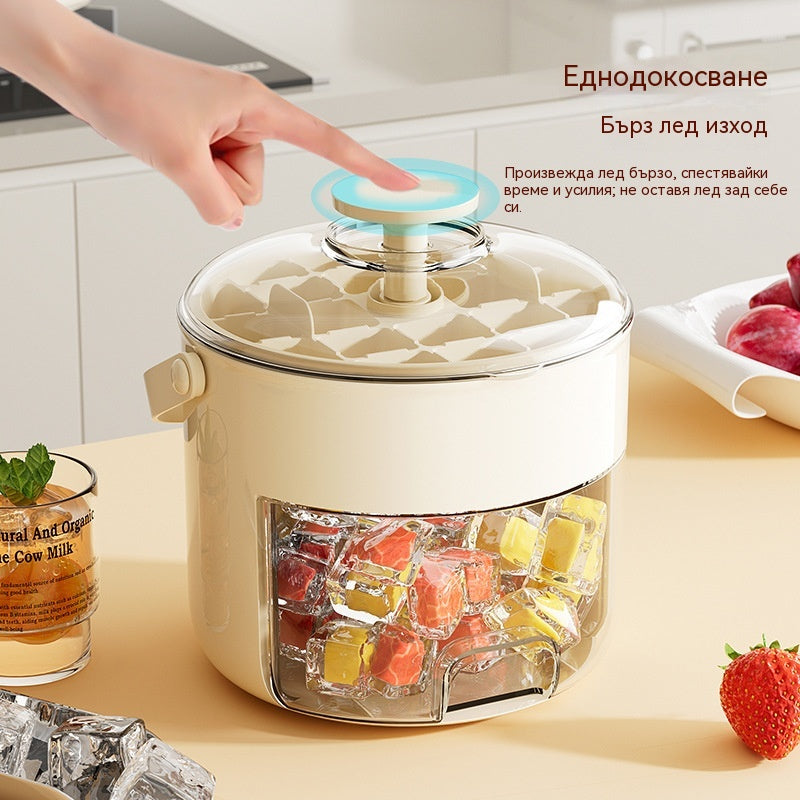 💞Продажбите надхвърлиха 160 000! 💥🥤🧊 50% отстъпка! Ледогенератор с функция за съхранение на лед: може да прави 40 кубчета лед едновременно, капакът не е запечатан.