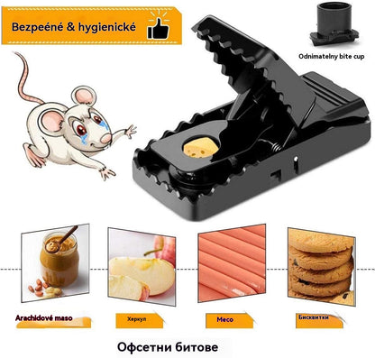【4 части】🐹🐭 капан за мишки за многократна употреба, изключително чувствителен