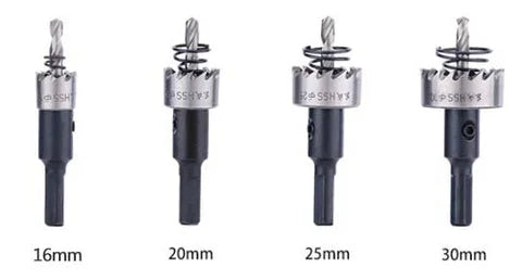 🔥[1 КОМПЛЕКТ 4 БР.] Професионални перфорирани свредла от неръждаема стомана