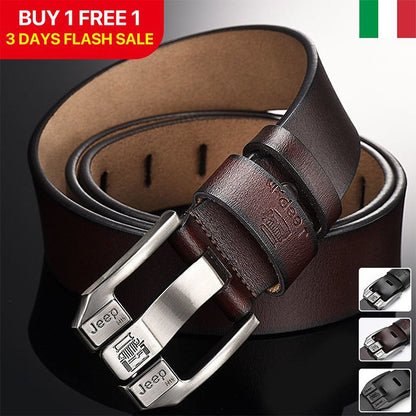 Ретро мъжки колан от висок клас, дънков колан с катарама от естествена кожа, семпла и стилна катарама, подбрана еднослойна телешка кожа, здрава и издръжлива