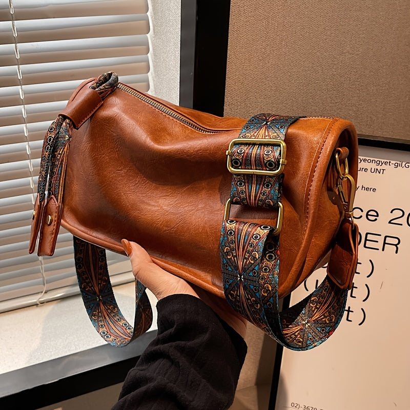 💥💥👜Модна чанта за рамо с голяма вместимост и широка презрамка