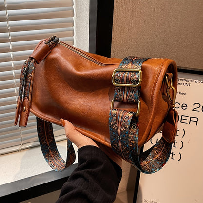 💥💥👜Модна чанта за рамо с голяма вместимост и широка презрамка