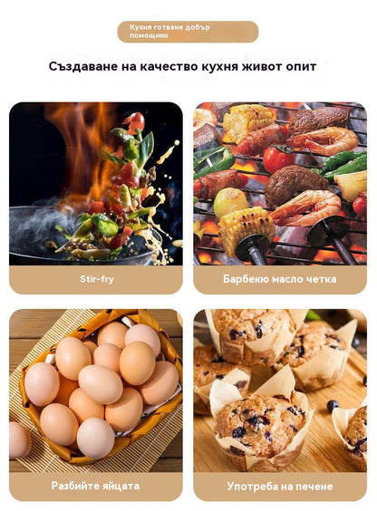 💥🛒【Голяма фабрична разпродажба】Комплект от пет незалепващи кухненски инструменти за печене