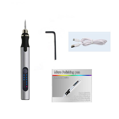електрическа писалка за смилане мини електрическа мелачка  малка ръчна мелачка безжичен инструмент за полиране и резба на нефрит