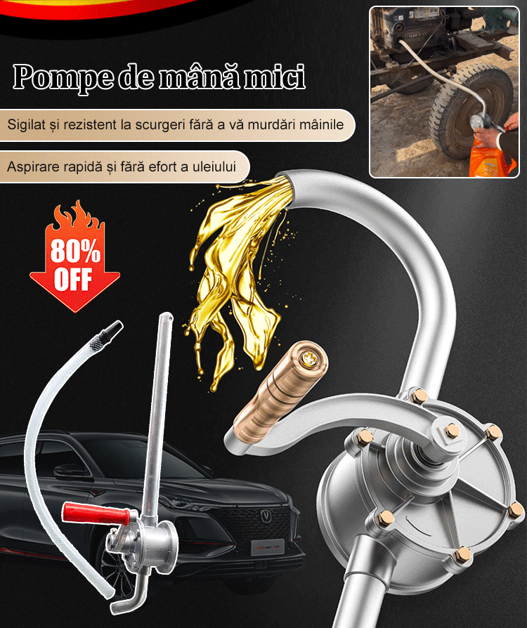 💥【Купете 1 получавате 1 безплатно】🛠️Малка алуминиева маслена помпа, пълнене с масло за ръчни скорости