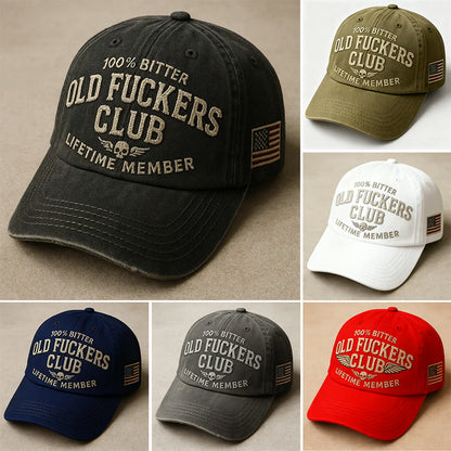 🔥 Клуб на старите е*аци - Винтидж памучна бейзболна шапка