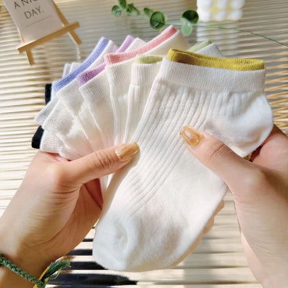 🔥【Купете 5, вземете 5 безплатно】🧦✨2026 Нови леки, устойчиви на миризма, дишащи, антибактериални къси чорапи 7A