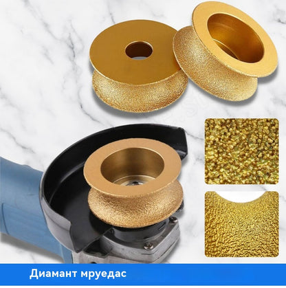 🧰🔧Диамантен абразивен диск, квадратно керамично каменно колело