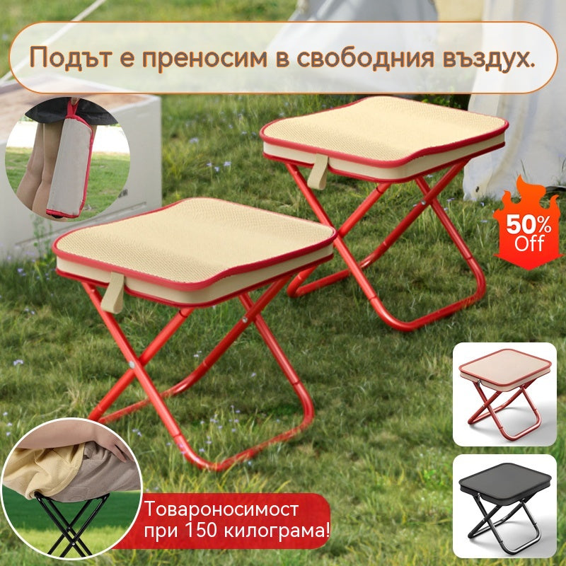 🪑⛺🔥Преносим сгъваем градински стол, който може да се сложи в чантата ви.