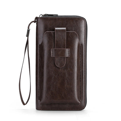 💼Многофункционален мъжки портфейл, ръчно изработен от естествена кожа, в нов стил