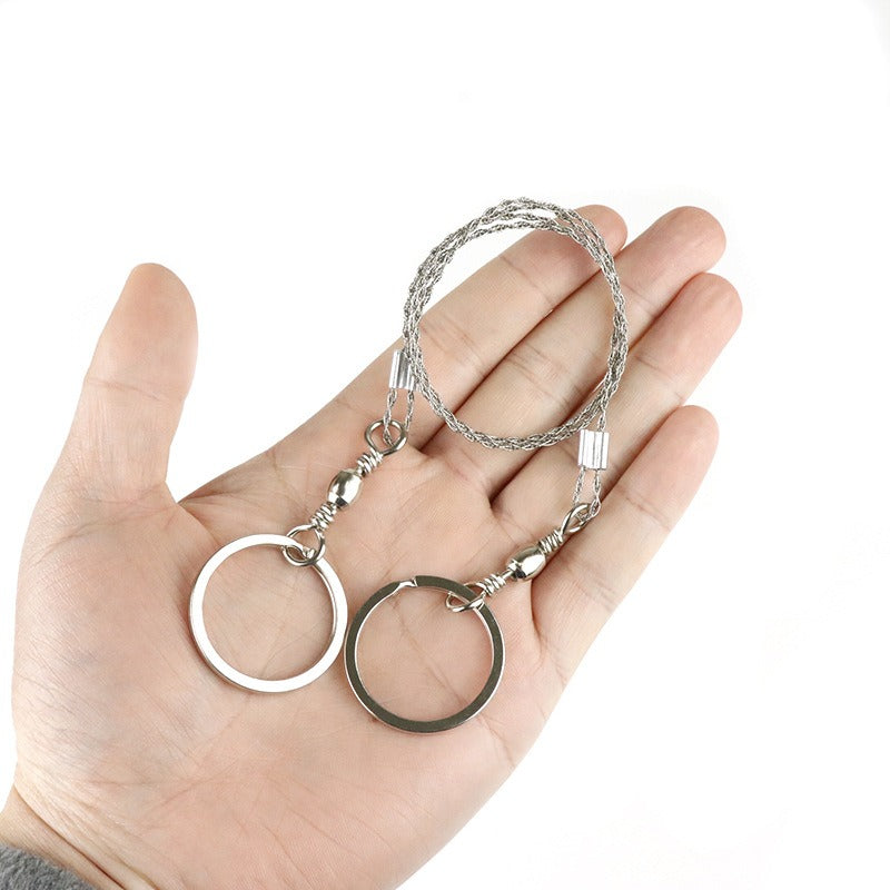 🔥Екипировка за оцеляване от неръждаема стомана с тел за трион – издръжлива и преносима ⚡