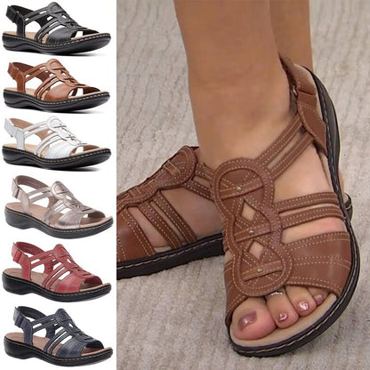 👡【Размери 35-43】Дамски меки и удобни сандали от естествена кожа