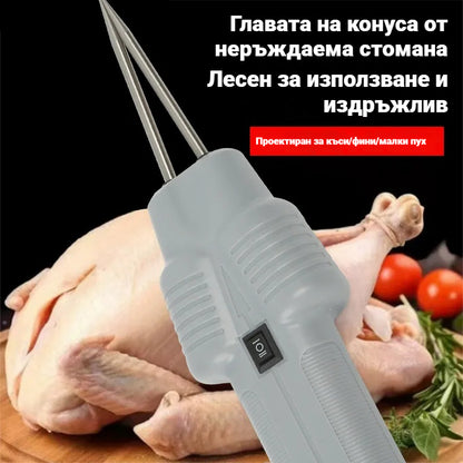 ⚡🐔 Електрическа машина за премахване на птичи пера, мощна и лесна за употреба