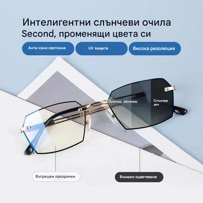 ✨🕶【Купете 1, вземете 1 безплатно】Нови интелигентни фотохромни очила за четене за мъже и жени, блокиращи синята светлина