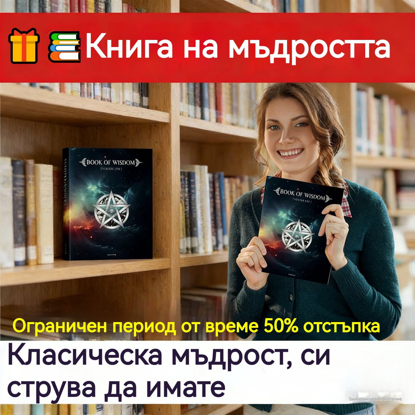🎁Бестселър за 2026 г.🎁📚Книгата на мъдростта