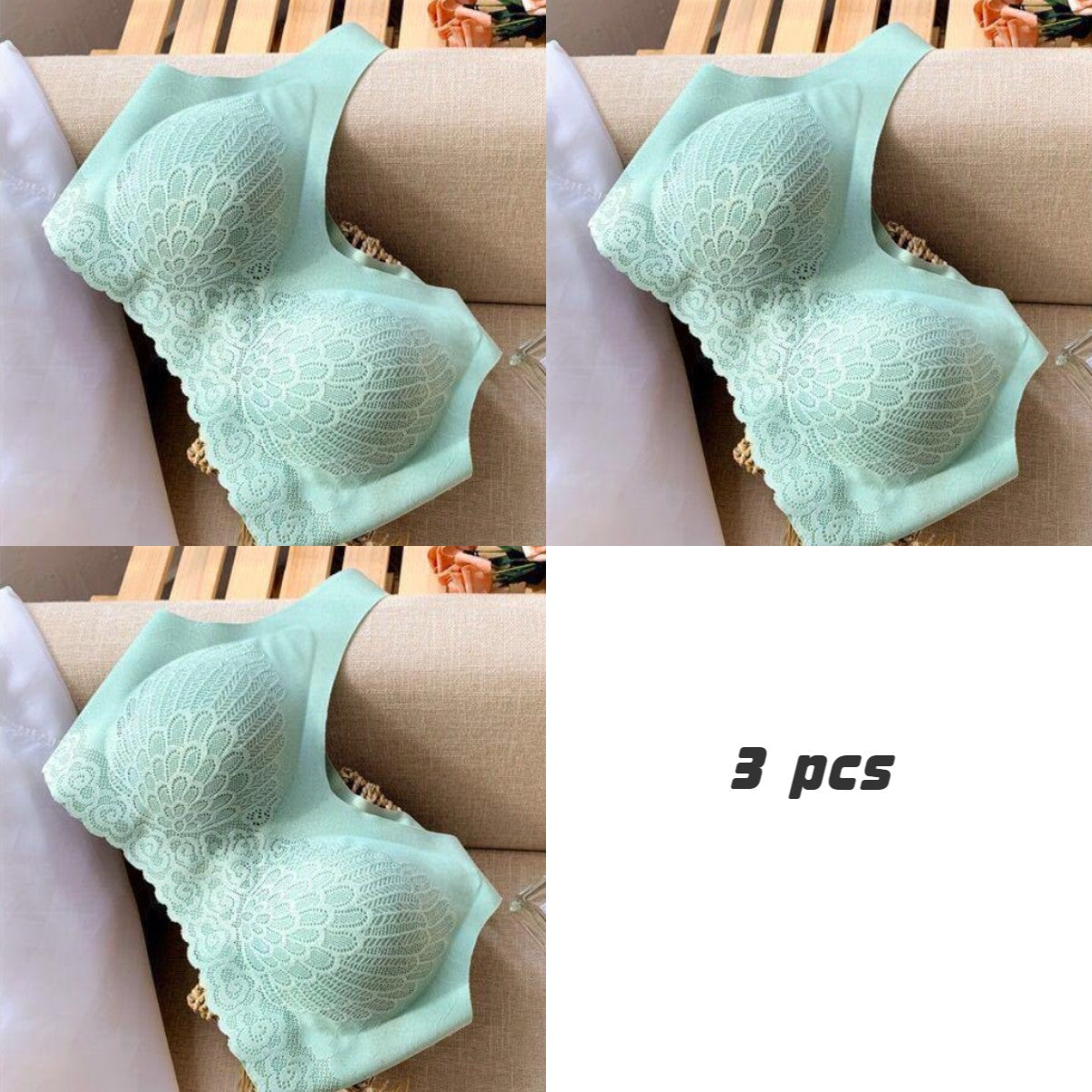 🔥🔥(49% отстъпка)👙👙【Комплект от 6 части】Нов и подобрен удобен дантелен сутиен за по-големи размери (49% отстъпка)